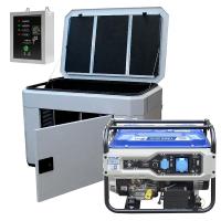 Бензиновый генератор ТСС SGG 9000ELA в Кожухе 1200-Winter с Блоком АВР-C 9000/230