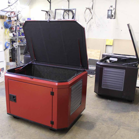 Бензиновый генератор ТСС SGG 6000EH3NA в Кожухе 1200 Winter с Блоком АВР-С 8000/230/400