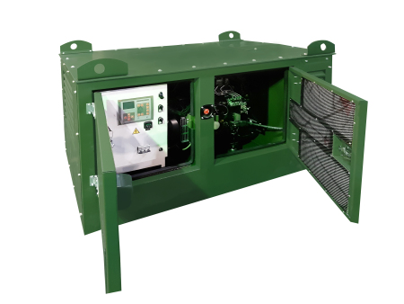 Дизельный генератор ДГУ ТСС АД-7С-Т400-1РКМ18 в кожухе