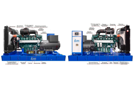 Дизельный генератор ТСС АД-544С-Т400-1РМ17 (Mecc Alte) 015106