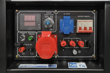 Дизельный генератор ТСС SDG 8000EH3A в Кожухе 1200-Winter. с Блоком АВР-С 9000D/230/400