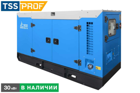 Дизельный генератор ДГУ ТСС АД-30С-Т400-1РКМ7 в кожухе