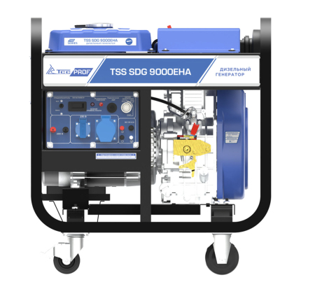 Дизельный генератор однофазный TSS SDG 9000EHA