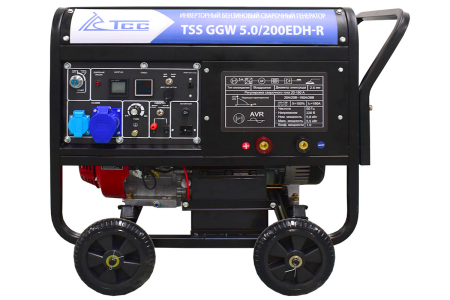 Инверторный бензиновый сварочный генератор ТСС GGW 5.0/200EDH-R (Honda GX390)