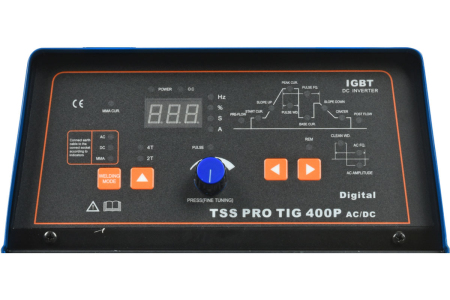 Аппарат TIG сварки алюминия ТСС PRO TIG/MMA 400P AC/DC Digital 030079