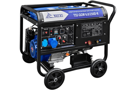 Инверторный бензиновый сварочный генератор TSS GGW 6.0/250D-R 031170
