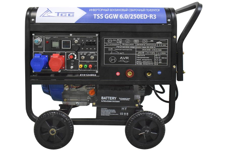 Инверторный бензиновый сварочный генератор ТСС GGW 6.0/250ED-R3