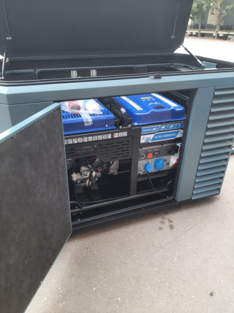 Бензиновый генератор ТСС SGG 6000EH3NA в Кожухе 1200 Winter с Блоком АВР-С 8000/230/400