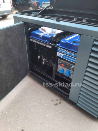 Дизельный генератор ТСС SDG 7000EH3A в Кожухе 1200-Winter с Блоком АВР-С 9000D/230/400
