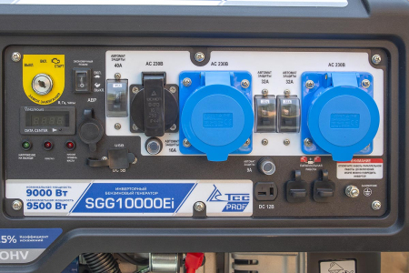 Бензиновый генератор инверторный SGG 10000Ei с блоком АВР