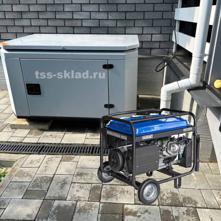 Бензиновый генератор ТСС SGG 6000EH3NA в Кожухе 1200 Winter с Блоком АВР-С 8000/230/400