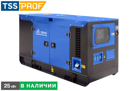 Дизельный генератор ТСС АД-24С-Т400-2РКМ5 в шумозащитном кожухе 025715