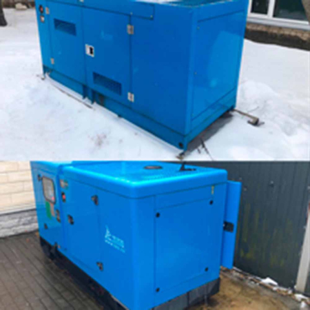 Дизельный генератор ДГУ ТСС АД-10С-230 в кожухе